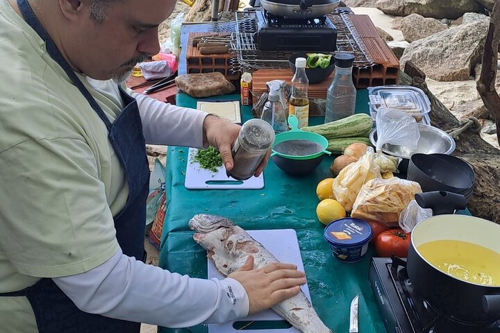 Brazilian Seafood BBQ Class in Rio with Unlimited Caipirinhas